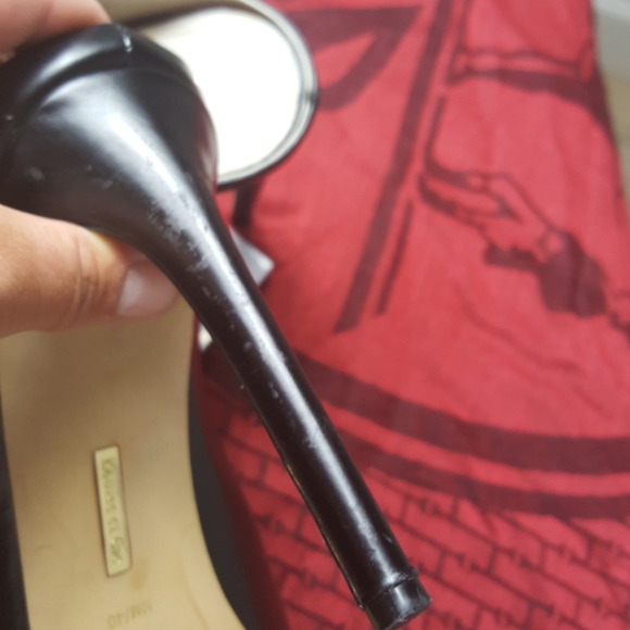 Louise Et Cie black Leather Stiletto Mules size 10 - Picture 6 of 8